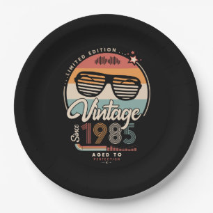 Vintag seit 1985 pappteller