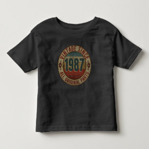 VINTAG SEIT 1987 ALLE ORIGINALTEILE. KLEINKIND T-SHIRT