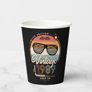 Vintag seit 1989 pappbecher