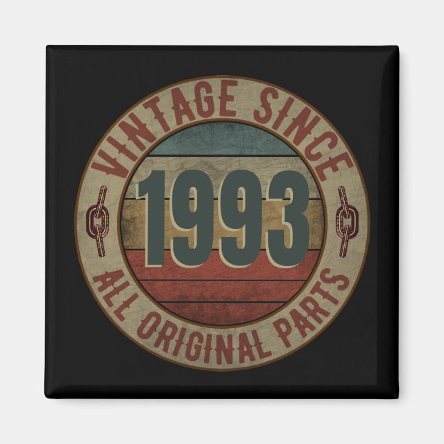 VINTAG SEIT 1993 ALLE URSPRÜNGLICHEN TEILE. MAGNET (Vorne)