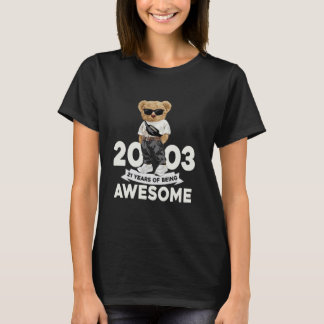 Vintag seit 2003 21. Geburtstagsgeschenke 21 Jahre T-Shirt