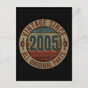 VINTAG SEIT 2005 ALLE URSPRÜNGLICHEN TEILE. POSTKARTE