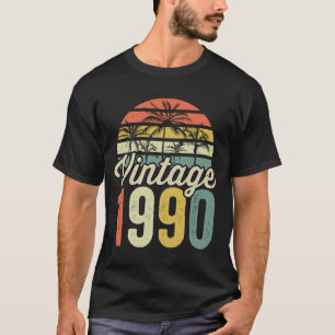 Vintag Seit Geboren 1990 Tag 30. Geburtstag T-Shirt