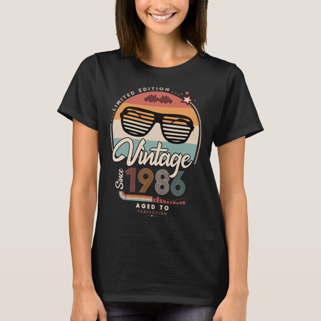 Vintag seit T - Shirt 1986 (Vorderseite)