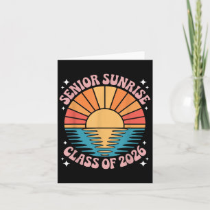 Vintag Senior Sunrise 2026 Senioren von Cl Graduat Karte