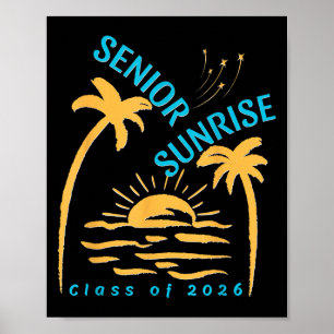 Vintag Senior Sunrise 2026 Senioren von Cl Graduat Poster
