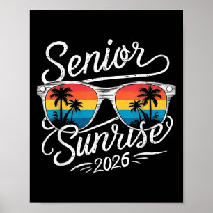 Vintag Senior Sunrise 2026 Senioren von Cl Graduat Poster