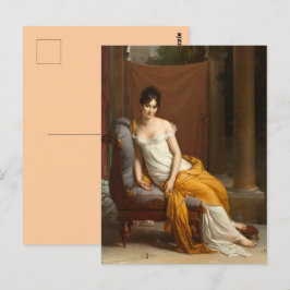 Vintag Sensual Edwardian Grecian Girl Replica Postkarte
