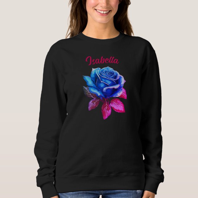 Vintag Sepia Rose Sweatshirt (Vorderseite)