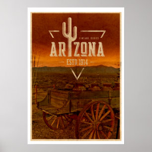 Vintag Series Arizona Reiseplakat Poster