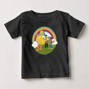 Vintag Sesame Street Friends Rainbow Baby T-shirt