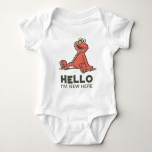 Vintag Sesamstraße - Elmo New Baby Baby Strampler
