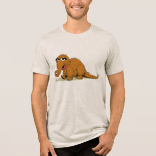 Vintag Sesamstraße Snuffleupagus Tri-Blend Shirt