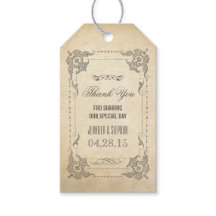 Vintag Shabby und Chic Wedding Danke