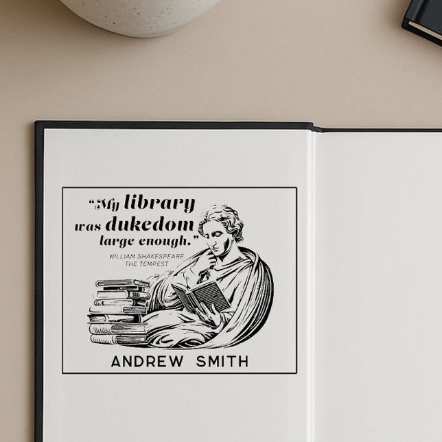 Vintag Shakespeare Gummistempel (Von Creator hochgeladen)