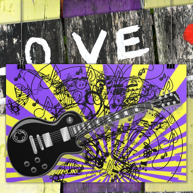 Vintag Sheet Music Rock'n'Roll Poster (Von Creator hochgeladen)