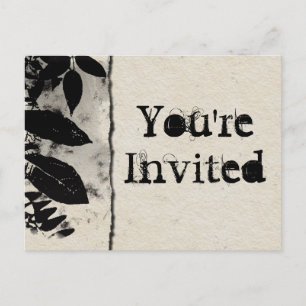 Vintag sind Sie eingeladene Postkarten
