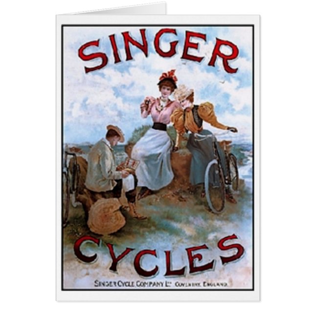 Vintag Singer Cycles Ad (Vorne)