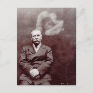 Vintag Sir Arthur Conan Doyle Viktorianisch Ghost Postkarte