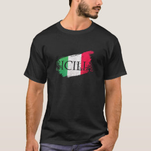 Vintag Sizilien Urlaub Italien Italienisch Italien T-Shirt