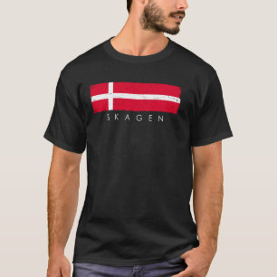 Vintag Skagen Dänemark Urlaub Dänemark Lover T-Shirt