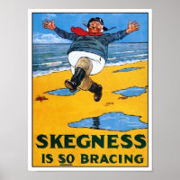 Vintag Skegness Ad - Skegness ist so unscharf - Ma