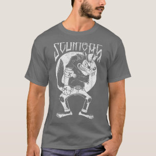 Vintag Skeleton Wolf Lover Wildlife Men Leopard G T-Shirt