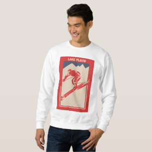 Vintag Ski New York Staat Resort Lake Placid Sweatshirt