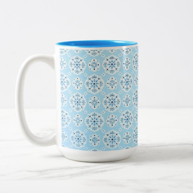 Vintag Sky Blue Tasse (Links)