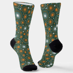 Vintag Sky Joy Fireworks Fiesta Socken