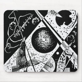 Vintag "Small Worlds VI" - Kandinsky Art Mousepad