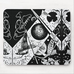 Vintag "Small Worlds VI" - Kandinsky Art Mousepad