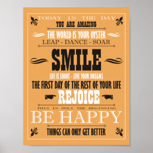 Vintag Smile Poster