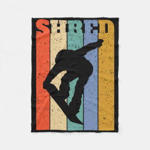 Vintag Snowboard Snowboard Fleecedecke