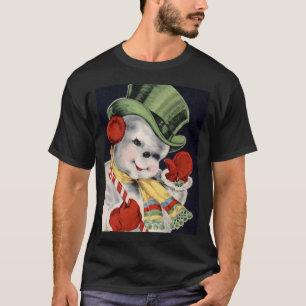 Vintag Snowman T - Shirt