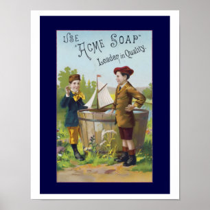 Vintag Soap Ad Art Poster