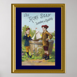 Vintag Soap Ad Art Poster