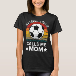 Vintag Soccer mein Lieblingsspiel nennt mich Mama T-Shirt