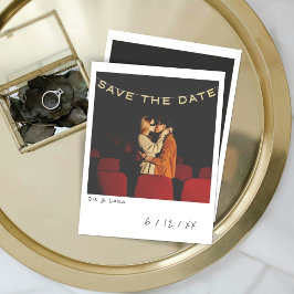 Vintag Sofortkarte für Foto Save the Date Feiertagskarte
