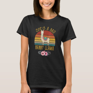 Vintag Sonnenuntergang Sie ist ein schlechter Kind T-Shirt