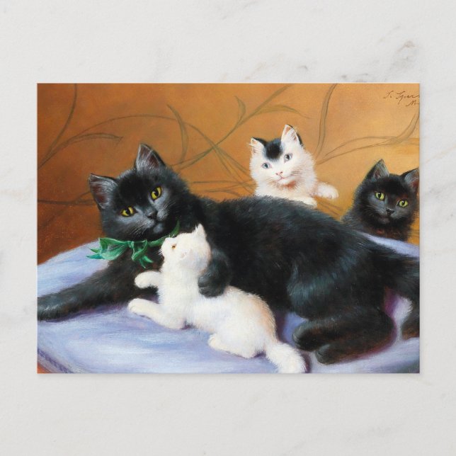 Vintag Sophie Sperlich Fat Family Postkarte (Vorderseite)