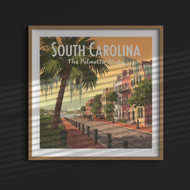 Vintag South Carolina Poster (Von Creator hochgeladen)
