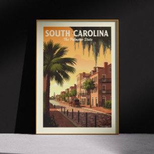Vintag South Carolina Poster