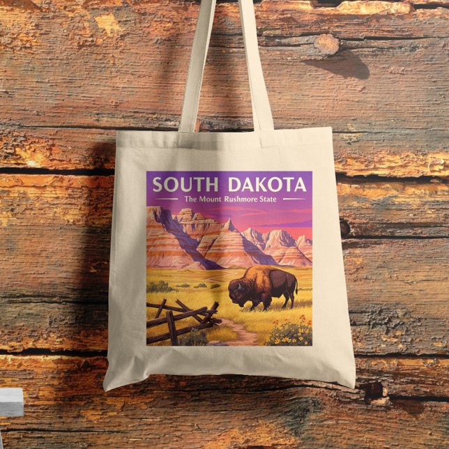 Vintag South Dakota Tragetasche (Von Creator hochgeladen)