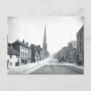 Vintag Southampton Street, Reading England, 1891 Postkarte