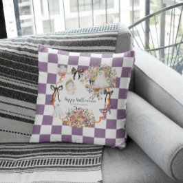 Vintag Spooky Cotattcore Halloween Kissen