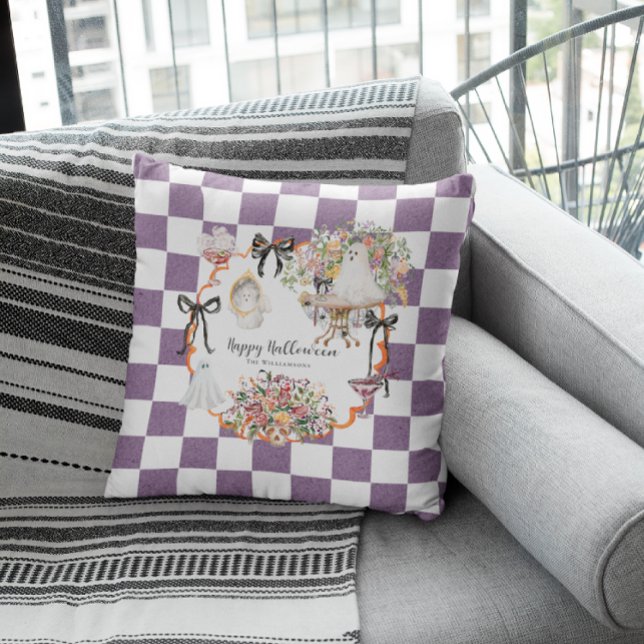 Vintag Spooky Cotattcore Halloween Kissen (Von Creator hochgeladen)