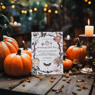Vintag Spooky Soirée   KernHalloween Einladung