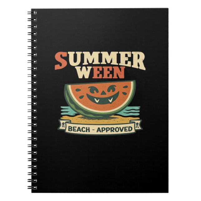 Vintag Spooky Summerween Watermelon - Spooky Summ Notizblock (Vorderseite)