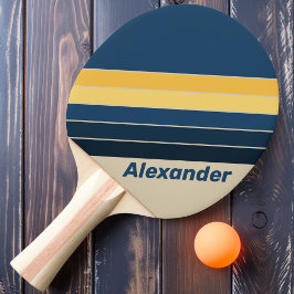 Vintag Sport Beach Sand mit Namen gestrichen Tischtennis Schläger
